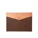 【iPad Air】ZENUS Prestige Envelope Folio（プレステージエンベロープフォリオ）スタンド機能付 本革 ハイブリッド（dark brown） - 縮小画像1