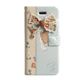 Happymori iPhone5/5s エンブロイダードリボンダイアリー ブルー - 縮小画像1
