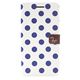 Happymori iPhone6 Plus Style Dot Diary ネイビー - 縮小画像1