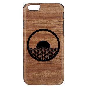 Man&Wood BLACK LABEL iPhone6s/6 天然木香るケース 日の出 Bubinga 商品写真5