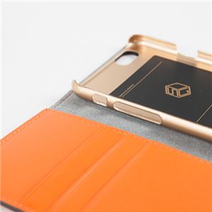 SLG Design iPhone6 D5 Edition Calf Skin Leather Diary オレンジ 商品写真5