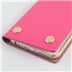 SLG Design iPhone6 D5 Saffiano Calf Skin Leather Diary ピンク - 縮小画像3