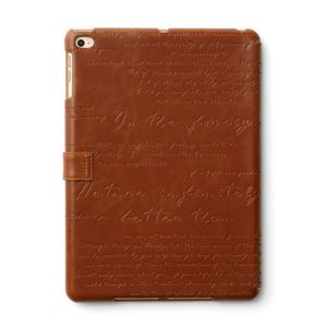 ZENUS iPad Air 2 Lettering Diary ブラウン 商品写真5