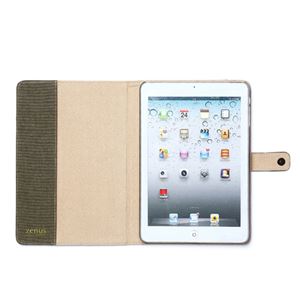 ZENUS iPad mini / iPad mini Retinaディスプレイモデル Cambridge Diary カーキ 商品写真3