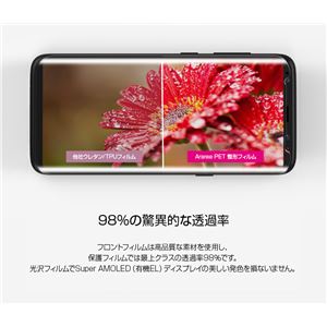 araree Galaxy S8 Plus 全画面保護フィルム PURE 商品写真4