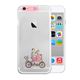 SG iPhone6 Clear Art イルミネーションケース ピンク ハートバイク(Pink Heart Bike) - 縮小画像2