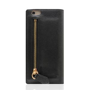 SLG Design iPhone6/6S Saffiano Zipper Case ブラック 商品写真1
