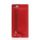 SLG Design iPhone6/6S Saffiano Zipper Case レッド - 縮小画像1
