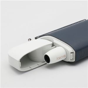 SLG Design Calf Skin Leather iQOS Case ネイビー SLG Design Calf Skin Leather iQOS Case ネイビー