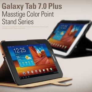 Z486GT7★Galaxy Tab 7.0Plus masstige Color Point Stand-Real Black 商品写真1