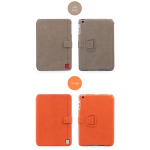 【iPad Mini ケース】★iPad Mini★iPad mini ケース オレンジ【スタンド、カードケース、ポケット付き!!】 機能性充実! Color Point 自動on/off  商品写真5
