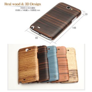 【man&wood】(Galaxy note2ケース)　「天然木!」 Real wood case Genuine Sai sai(サイサイ) I1837GNT2  商品写真4