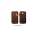 docomo【GALAXY S4 SC-04E】Zenus Masstige Modern Edge Diary（マステージ モダンエッジダイアリー） レザーケース☆ ワインレッド＆オレンジ - 縮小画像1