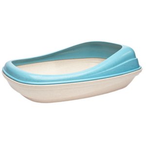 猫用トイレ 『ベコトレイ』  ブルー　【ペット用品】 - ペット用品の楽園