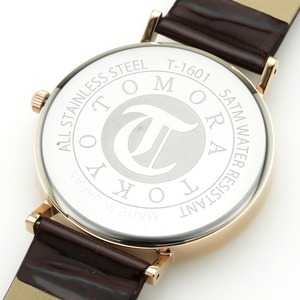 TOMORA TOKYO(トモラトウキョウ) 腕時計 日本製 T-1601-PBKBR 商品写真5