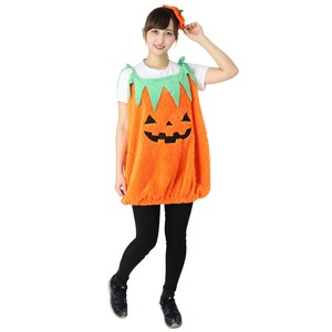コスプレ衣装/コスチューム 【ゆるふわパンプキン】 レディース 〔ハロウィン イベント パーティー〕 - 拡大画像