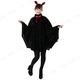 コスプレ衣装/コスチューム 【コウモリケープ】 レディース 〔ハロウィン イベント パーティー〕 - 縮小画像3