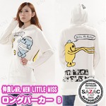 SAZAC(サザック) 仲良しMR.MEN LITTLE MISSロングパーカー B