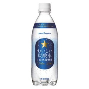 【まとめ買い】ポッカサッポロ おいしい炭酸水 ペットボトル 500ml 24本入り(1ケース) 商品写真