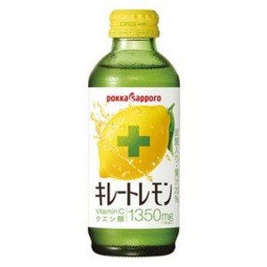 【まとめ買い】ポッカサッポロ キレートレモン 瓶 155ml　24本入り(1ケース) 商品写真
