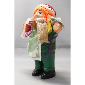【エケコ人形18cm】ミックス色 エケコ人形 18cm タイプ1 顔にホリのあるタイプのエケコ人形  商品写真2