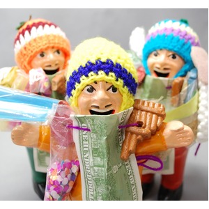 【エケコ人形18cm】ミックス色 エケコ人形 18cm タイプ1 顔にホリのあるタイプのエケコ人形  商品写真4