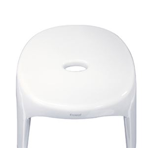 アスベル Emeal (エミール)風呂椅子 高さ30cm ホワイト 商品写真4