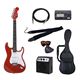PG エレキギター 初心者入門バリューセット ストラトキャスタータイプ ST-180/MRD メタリックレッド - 縮小画像1
