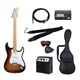PG エレキギター 初心者入門バリューセット ストラトキャスタータイプ ST-180M/SB サンバースト - 縮小画像1