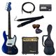 PG エレキベース 初心者入門バリューセット ジャズベースタイプ JB-240/MBL メタリックブルー - 縮小画像1