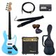 PG エレキベース 初心者入門バリューセット ジャズベースタイプ JB-240/UBL ライトブルー - 縮小画像1