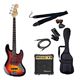 PG エレキベース 初心者入門ライトセット ジャズベースタイプ JB-240/SB サンバースト - 縮小画像1