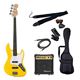 PG エレキベース 初心者入門ライトセット ジャズベースタイプ JB-240/YW イエロー - 縮小画像1
