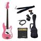 PG エレキベース 初心者入門ライトセット プレシジョンベースタイプ PB-240/PK ピンク - 縮小画像1