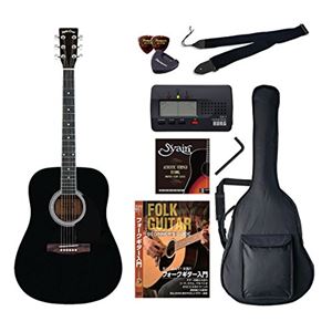 Sepia Crue アコースティックギター バリューセット ウェスタンタイプ WG-10/BK ブラック - 拡大画像