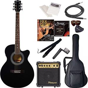 Sepia Crue  エレクトリックアコースティックギター エントリーセット EAW-01/BK ブラック 商品写真