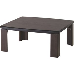 リビングこたつテーブル(フォールディングコタツ)  【Akina】  正方形  80cm×80cm  本体  木製   アキナ80 - 拡大画像