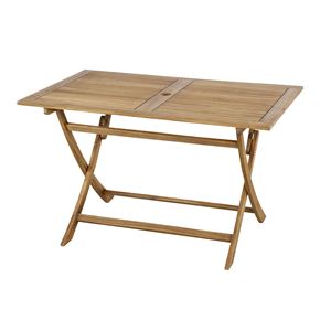 折りたたみテーブル キャンプテーブル 約幅120cm 木製 アカシア オイル仕上げ 木目調 Nino ニノ アウトドア レジャー