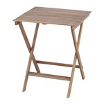 折りたたみ式テーブル 【Byron】バイロン 木製(アカシア/オイル仕上) 正方形 木目調 NX-902