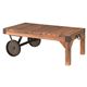 サイドテーブル(トロリー型テーブルS) 木製/アイアン TTF-117  - 縮小画像1