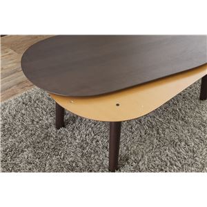 コタツテーブル(フラットヒーター) ブラウン ベル120BR 商品写真3