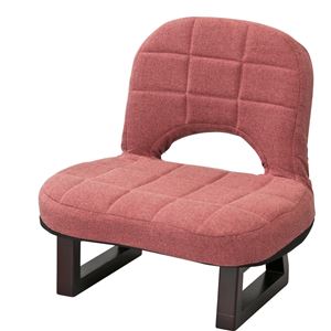 (6脚セット) 背もたれ付正座椅子 レッド LSS-23RD 商品写真