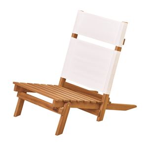 天然木デッキチェア(組み立て式椅子) 木製/アカシア NX-515 〔アウトドア キャンプ お庭 テラス〕 - 拡大画像