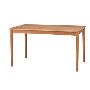 北欧調ダイニングテーブル/リビングテーブル 【幅135cm】 木製 NYT-631 - 拡大画像