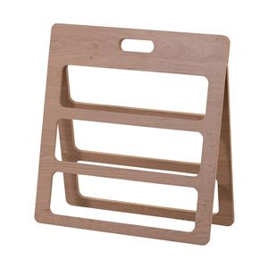 デザイン シューズラック/下駄箱 【3段】 幅55cm×奥行24cm×高さ57.5cm 〔玄関家具 インテリア家具〕