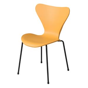 パーソナルチェア 幅49.5cm イエロー 軽量 スチール カイルチェア 組立品 リビング ダイニング インテリア家具