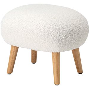 スツール ホワイト （約W50×D41×H38cm） 組立式