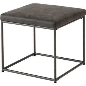 スツール ブラック （約W47×D47×H43cm） 組立式