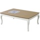 リビングこたつテーブル(アリス) 長方形（105cm×75cm） 本体 木製 KT-101WH ホワイト（白） - 縮小画像1