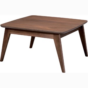 リビングこたつテーブル 【Kenny】ケニー 正方形（75cm×75cm） 本体 木製 Kenny75WALN - 拡大画像